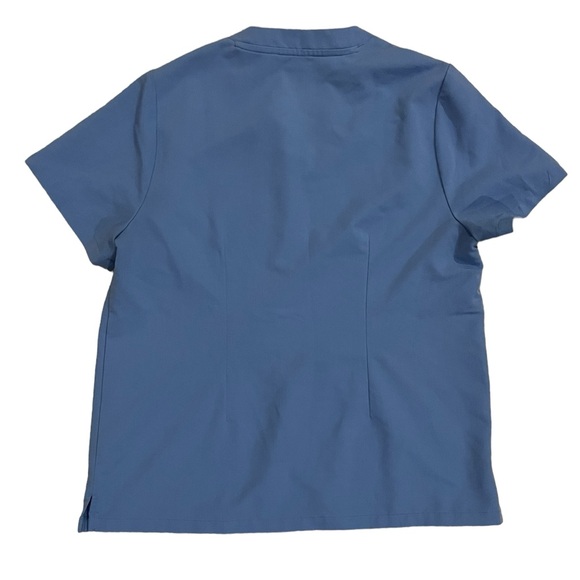 Jaanuu • Helia 3-Pocket Ceil Blue Scrub Top - M - Picture 7 of 14